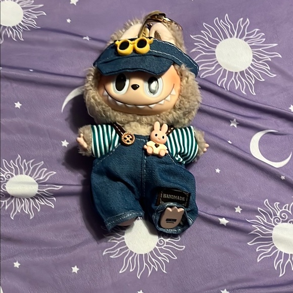 Denim 3 piece Labubu outfit (doll not included) - Picture 1 of 4